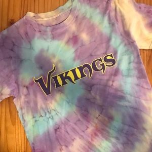 Kids Vikings tshirt tiedye